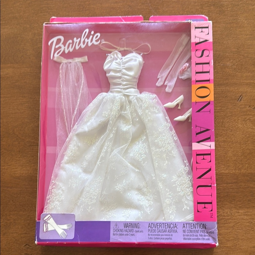 Barbie Fashion Avenue Bridal Gown Set - White